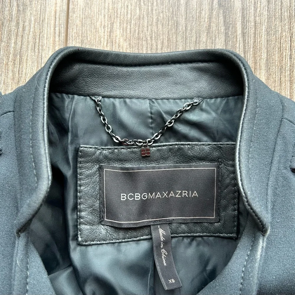 BCBGMAXAZRIA Fern Ava Moto Jacket | XS - Picture 5 of 15